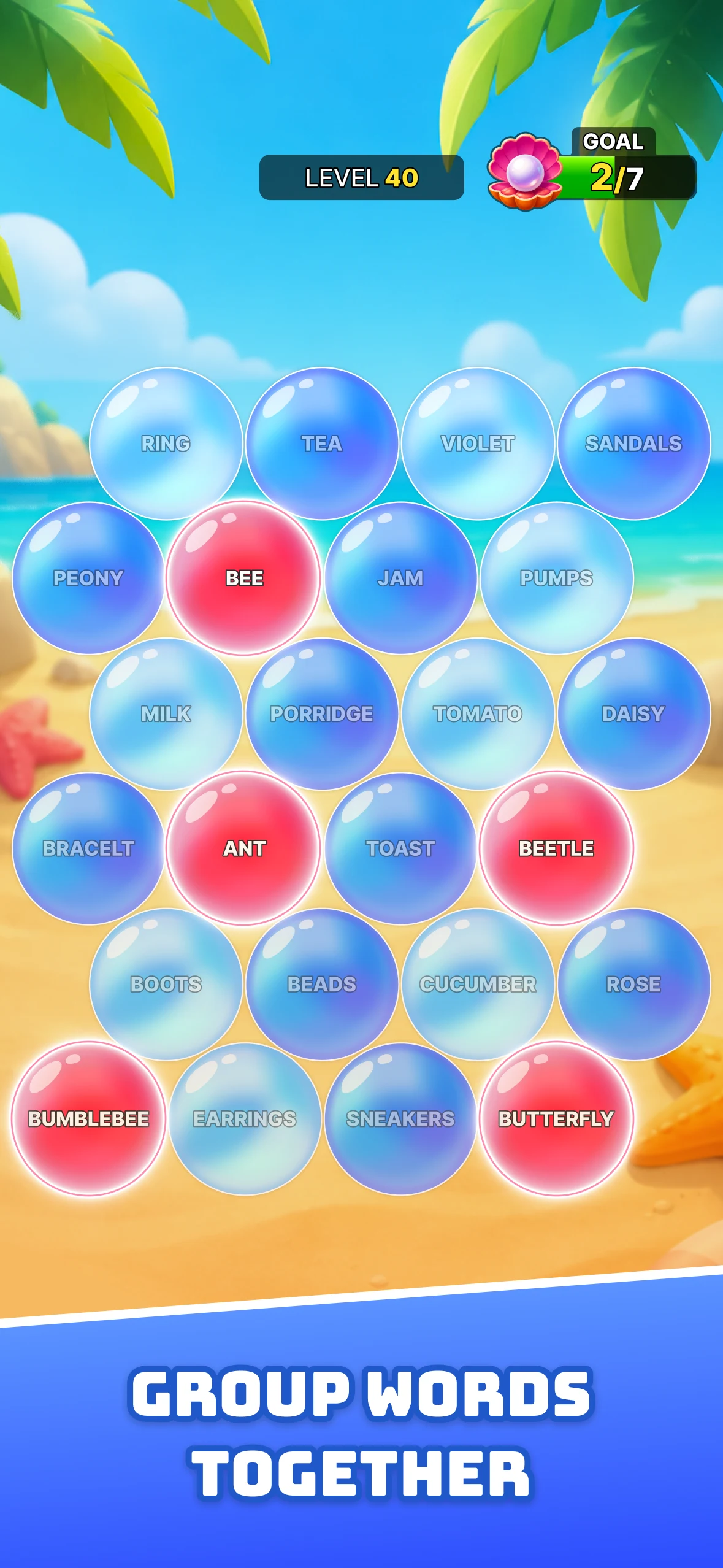 Word Bubble Associations screenshot